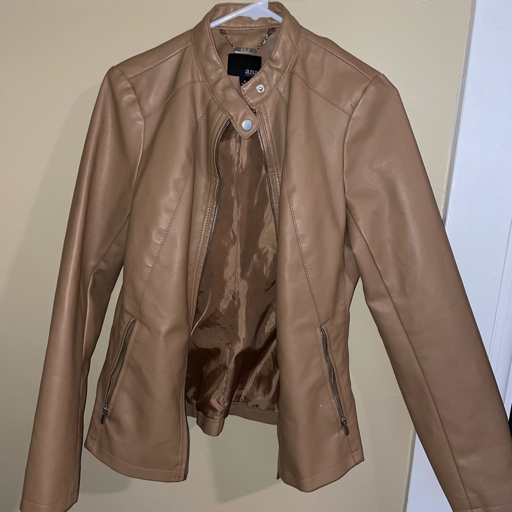 A.N.A Brown Leather Jacket
